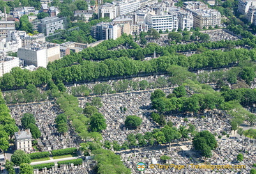 View of Cimetière du Montparnasse